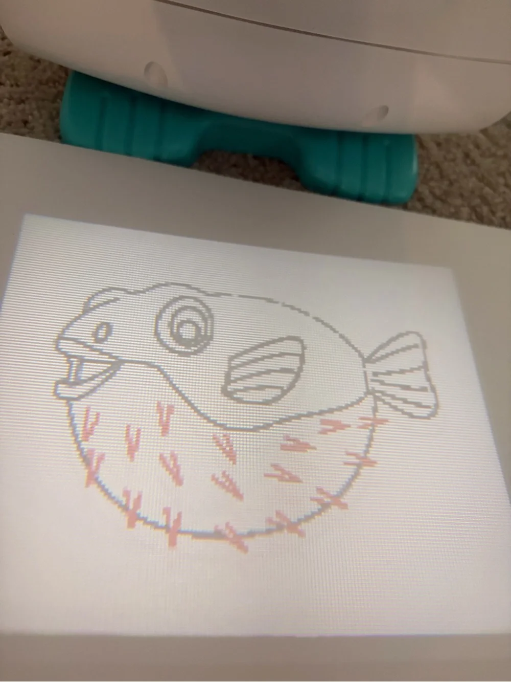 smART sketcher Blue & White Projector Drawing Toy